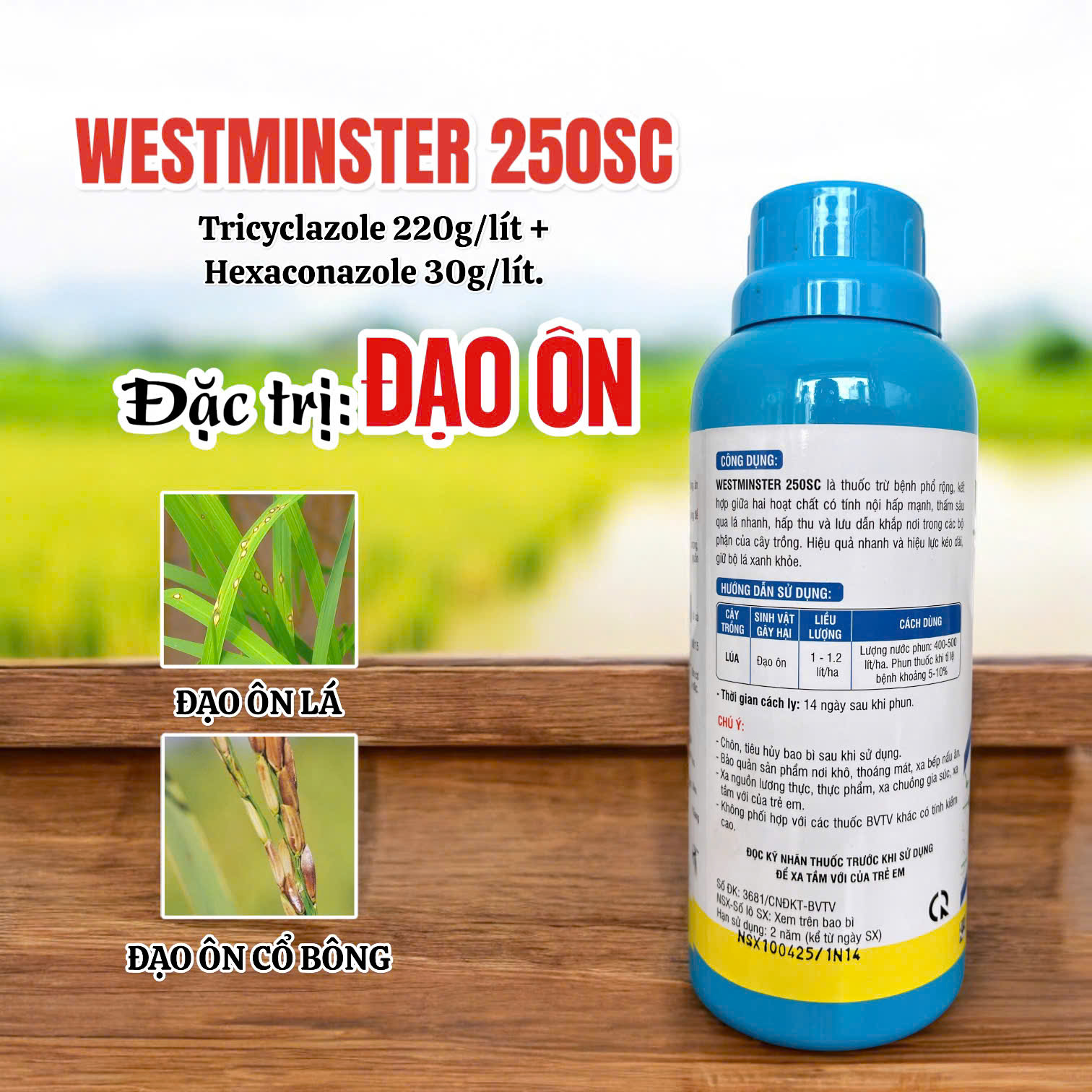 Westminster 250SC - Chai 450ml